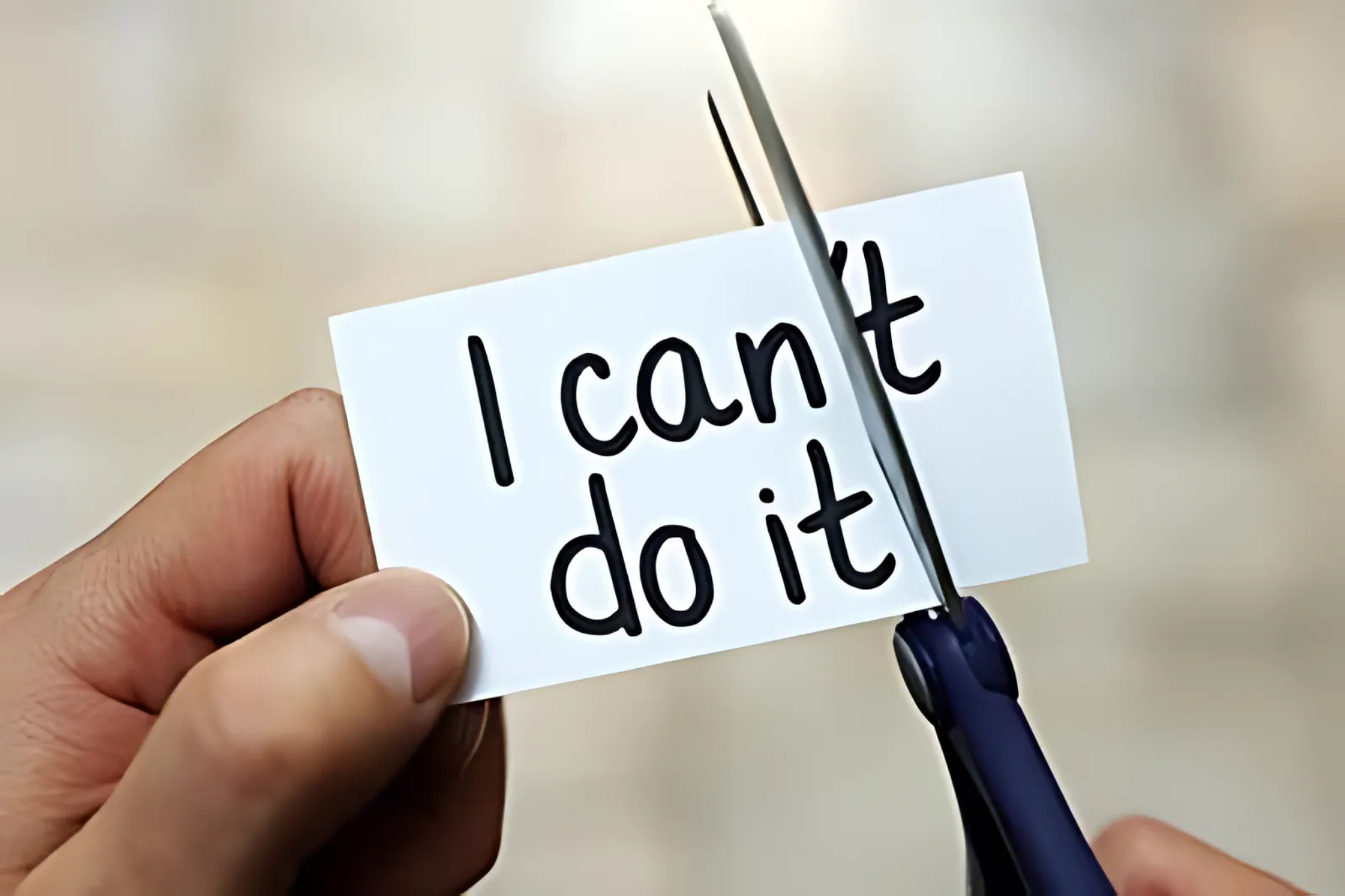 I can do it